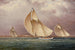 Navigazione nel porto di Boston - James Edward Buttersworth — vista dell’opera