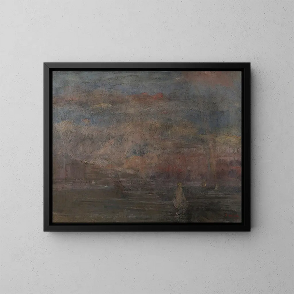 Dopo la tempesta - James Ensor — quadro incorniciato alla parete