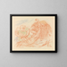 Il Cristo e gli angeli - James Ensor — quadro incorniciato alla parete