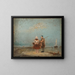 Coppia di pescatori - James Ensor — quadro incorniciato alla parete