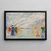 La Rencontre - James Ensor — quadro incorniciato alla parete