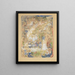 Il giardino d'amore - James Ensor — quadro incorniciato alla parete