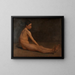 Ragazzo nudo - James Ensor — quadro incorniciato alla parete
