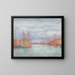 Porto di Ostenda - James Ensor — quadro incorniciato alla parete