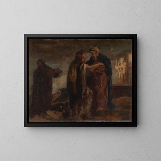 Il ritorno del figliol prodigo - James Ensor — quadro incorniciato alla parete