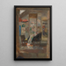 Squelette regardant des chinoiseries - James Ensor — quadro incorniciato alla parete