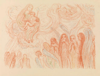 James Ensor - The Angels Worship Mary.webp
