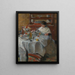 Il mangiatore di ostriche - James Ensor — quadro incorniciato alla parete
