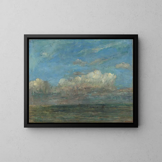 Le Nuage Blanc - James Ensor — quadro incorniciato alla parete
