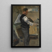 Willy Finch dans l'atelier - James Ensor — quadro incorniciato alla parete