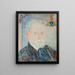 Autoritratto del barone James Ensor, il suo diavolo, le sue armi - James Ensor — quadro incorniciato alla parete
