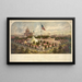Edifici della Grande Fiera Centrale a favore della Commissione Sanitaria degli Stati Uniti, Logan Square, Filadelfia, giugno 1864 - James Fuller Queen — quadro incorniciato alla parete