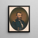 Generale Ulysses S. Grant - James Fuller Queen — quadro incorniciato alla parete