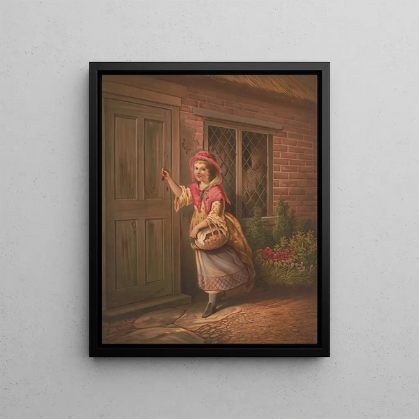 Il Piccolo Cappuccetto Rosso secondo Kate Gray - James Fuller Queen — quadro incorniciato alla parete