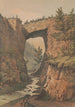 Le pont naturel comté di Rockbridge Va da uno schizzo del Maj Ths H Williamson - James Fuller Queen — vista dell’opera