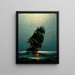 Nave nella notte - James Gale Tyler — quadro incorniciato alla parete