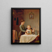 Un buon prima colazione - James Goodwyn Clonney — quadro incorniciato alla parete