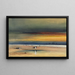 Scène di spiaggia al tramonto - James Hamilton — quadro incorniciato alla parete