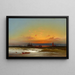 Paesaggio marino al tramonto - James Hamilton — quadro incorniciato alla parete