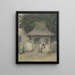 Chiesa Porch Peckenham Kent - James Holland — quadro incorniciato alla parete