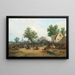La fiera del villaggio - James Holland — quadro incorniciato alla parete
