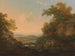 Una scena di un fiume con capanne di paglia vicino a un ponte su una chiusa - James Lambert de Lewes — vista dell’opera