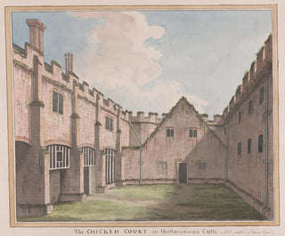 Château de Herstmonceux, Sussex de l'Est, la Cour des Poules - James Lambert de Lewes — vista dell’opera