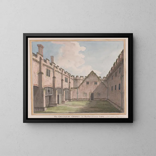 Château de Herstmonceux, Sussex de l'Est, la Cour des Poules - James Lambert de Lewes — quadro incorniciato alla parete
