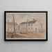 Maison Hoban F St vicino alla 15a Washington DC 1874 - James Madison Alden — quadro incorniciato alla parete
