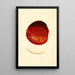 Malus domestica Spitzenberg - James Marion Shull — quadro incorniciato alla parete