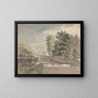 Un chemin de campagne - James Miller — quadro incorniciato alla parete