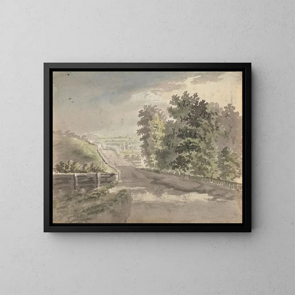 Un chemin de campagne - James Miller — quadro incorniciato alla parete