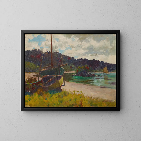 Baie de la Demi-Lune, Île Stewart - James Nairn — quadro incorniciato alla parete