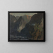 Paesaggio montano, probabilmente i Cuillins di Skye - James Paterson — quadro incorniciato alla parete