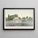 Vista dell'hotel Hurlgate Ferry di JM Dunlap - James S Baillie — quadro incorniciato alla parete