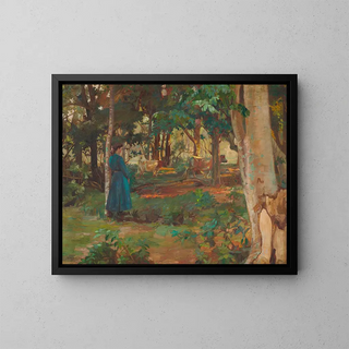 Ramenant les vaches - James Scott — quadro incorniciato alla parete