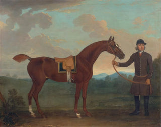 James Seymour - Old Fox held by a Groom.webp