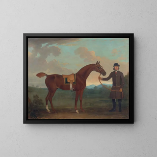 James Seymour - Old Fox held by a Groom.webp