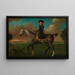 Ritratto di un cavaliere - James Seymour — quadro incorniciato alla parete