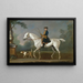 Sir Roger Burgoyne chevauchant Badger - James Seymour — quadro incorniciato alla parete