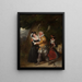 Falstaff a Herne's Oak, Le allegre comari di Windsor, Atto V, Scena v - James Stephanoff — quadro incorniciato alla parete