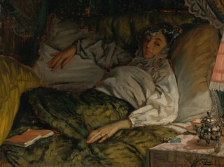 Una donna sdraiata - James Tissot — vista dell’opera