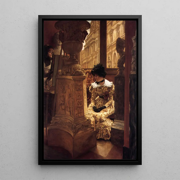 James Tissot - En el Louvre LEsthetique.webp