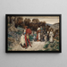 La partenza del promesso - James Tissot — quadro incorniciato alla parete