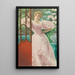Portrait d'une jeune femme dans une serre - James Tissot — quadro incorniciato alla parete