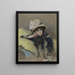 Ritratto di una giovane donna - James Tissot — quadro incorniciato alla parete