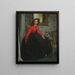Ritratto di Mlle L. L. - James Tissot — quadro incorniciato alla parete