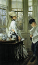 Lettura delle notizie - James Tissot — vista dell’opera