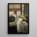 Au bord de la mer - James Tissot — quadro incorniciato alla parete