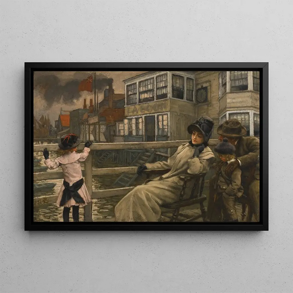 James Tissot - Waiting for the ferry.webp